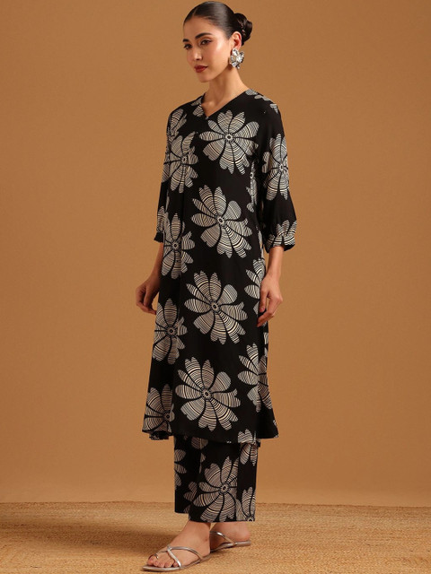 Soch Floral Printed Tunic with Trousers - Image 4