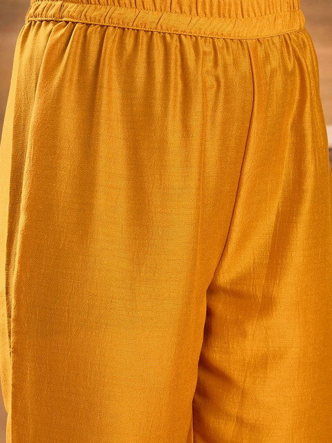 Sangria Embroidered Tunic with Trousers - Image 3