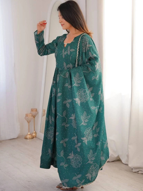 SPETS Women Regular Kurta with Trousers & With Dupatta - Image 7