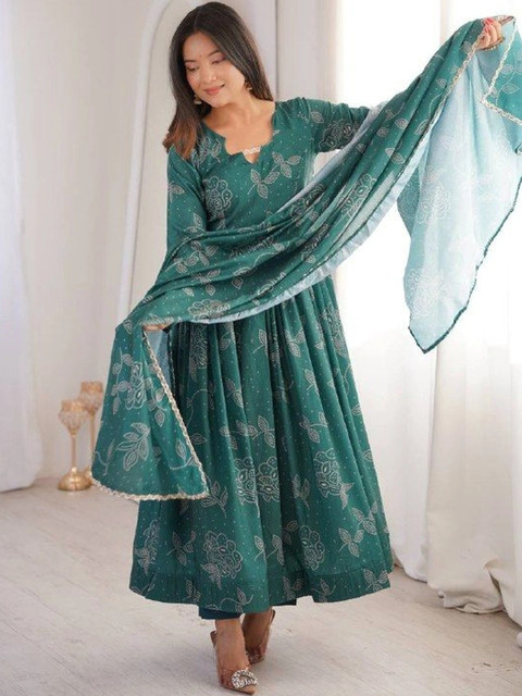SPETS Women Regular Kurta with Trousers & With Dupatta - Image 3
