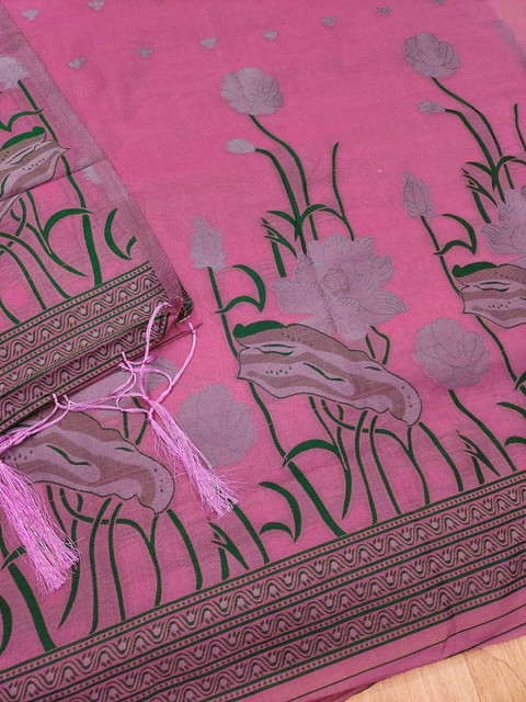LADAKVAYI Art Silk Unstitched Dress Material - Image 4