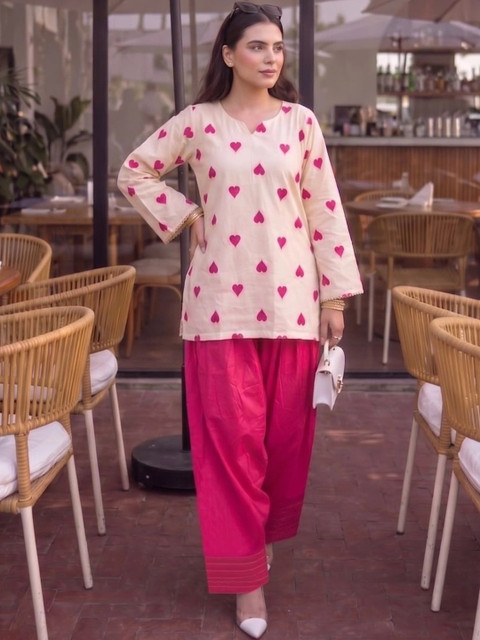 SZN Women Printed Regular Kurta with Patiala