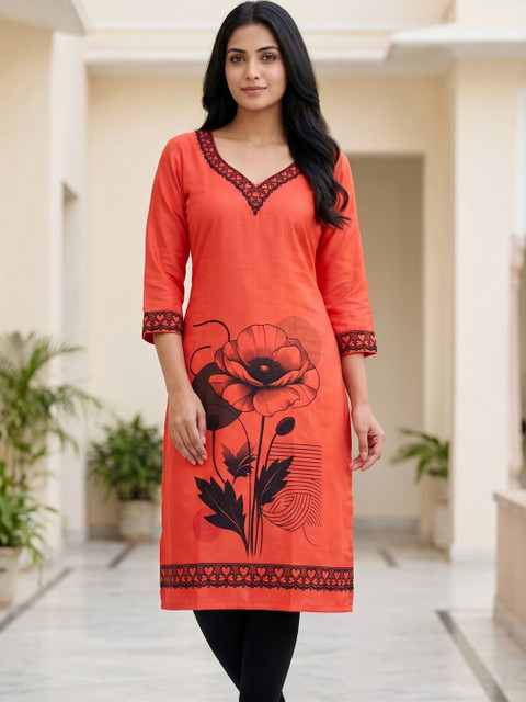 PARNAVI Women Floral Printed Floral Kurta