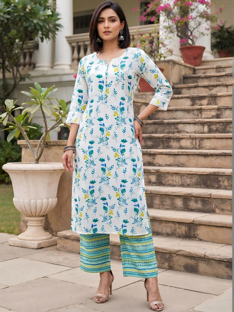 Nayo Printed Tunic with Palazzos