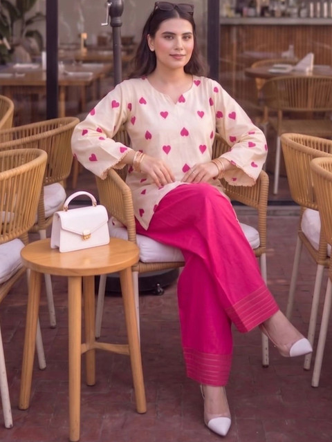 SZN Women Printed Regular Kurta with Patiala - Image 5