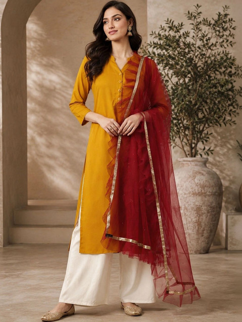 STUTI FASHION Dupatta with Zari
