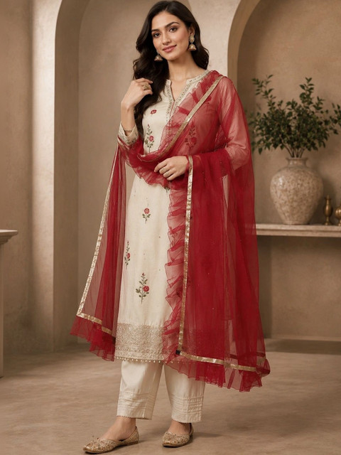 STUTI FASHION Dupatta with Zari - Image 2