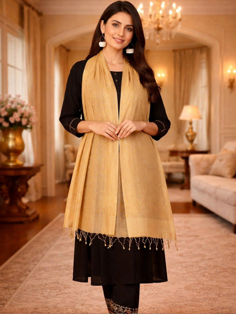 STUTI FASHION Art Silk Dupatta with Zari