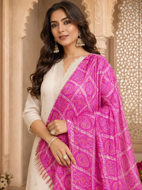 STUTI FASHION Printed Bandhani Dupatta - Image 2