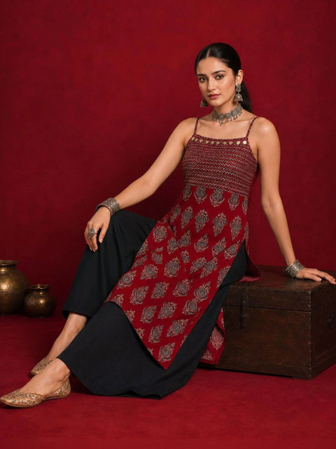 Ethnic Junction Women Ethnic Motifs Printed Kurta