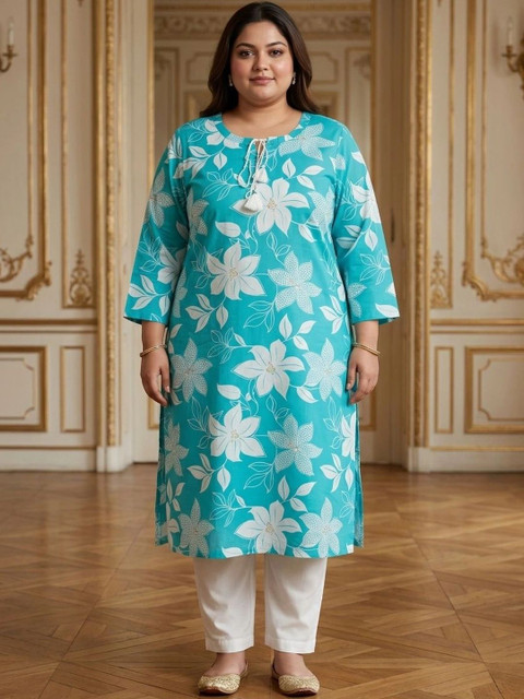 KALINI Women Floral Printed Floral Kurta