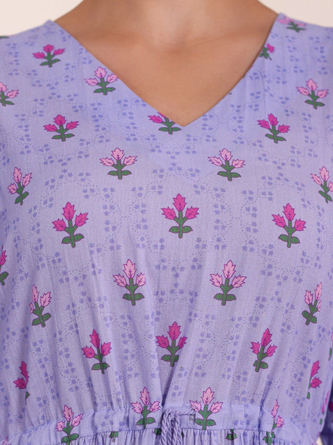 Aramya Floral Print Maxi Dress - Image 2