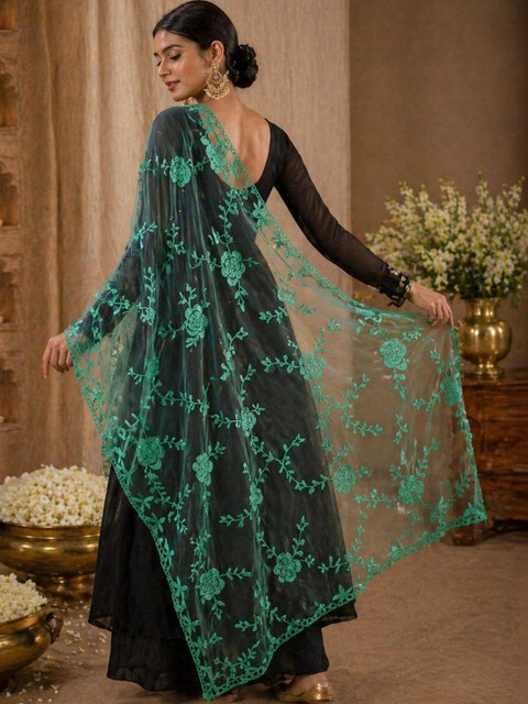 STUTI FASHION Embroidered Dupatta with Thread Work - Image 3