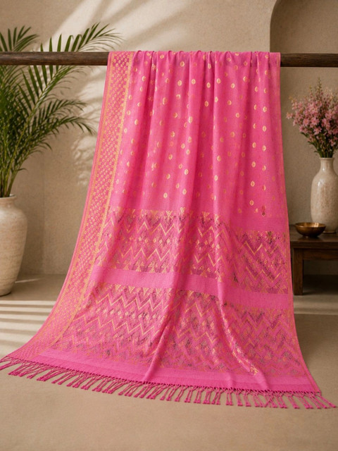 STUTI FASHION Woven Design Dupatta with Zari - Image 4
