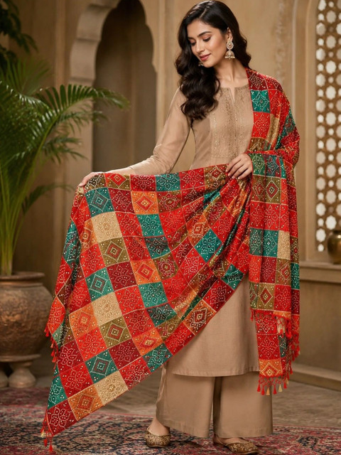 STUTI FASHION Printed Bandhani Dupatta