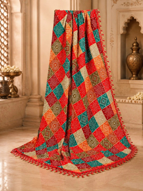 STUTI FASHION Printed Bandhani Dupatta - Image 3