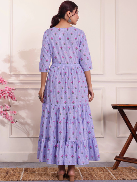 Aramya Floral Print Maxi Dress - Image 3