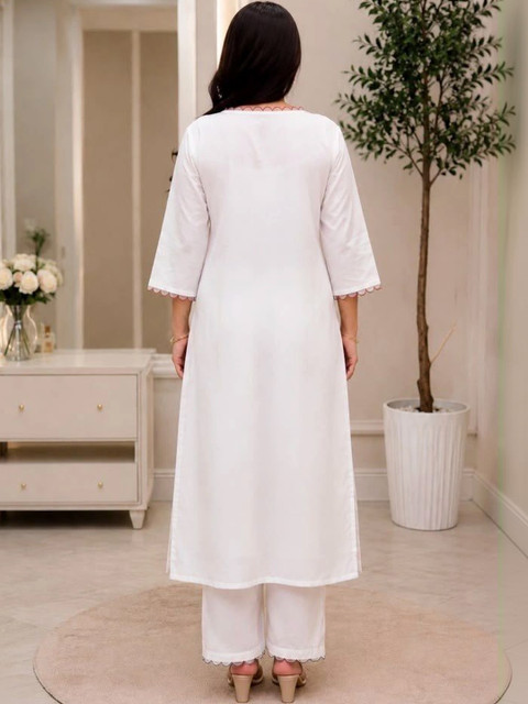 Komurr Embroidered Tunic with Trousers - Image 3