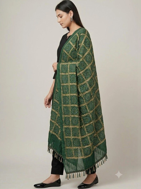 IVAARA Printed Bandhani Dupatta - Image 2
