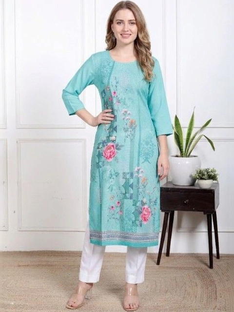 Dinaya Women Floral Printed Floral Kurta