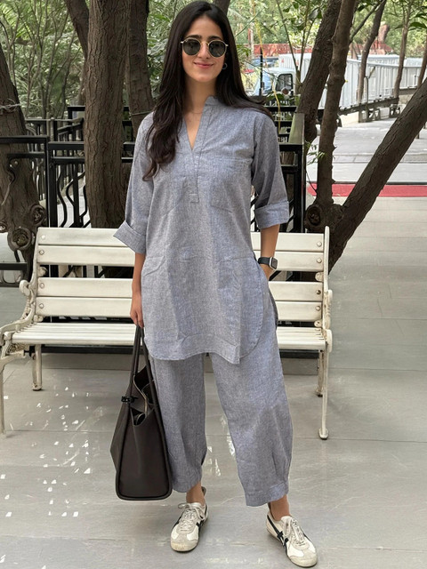 Cotton Chambray Co-Ords Set