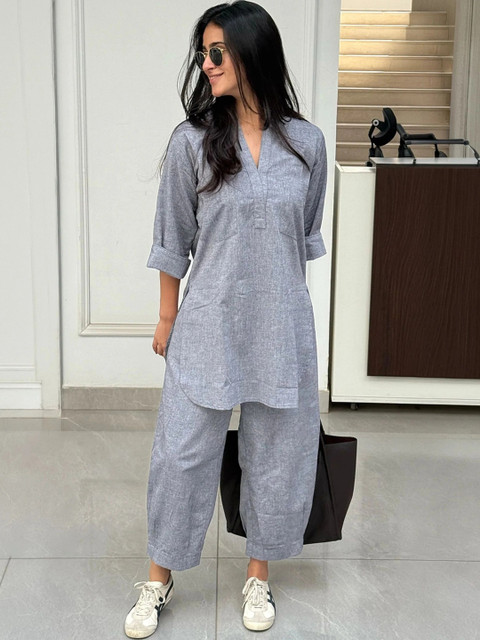Cotton Chambray Co-Ords Set - Image 2