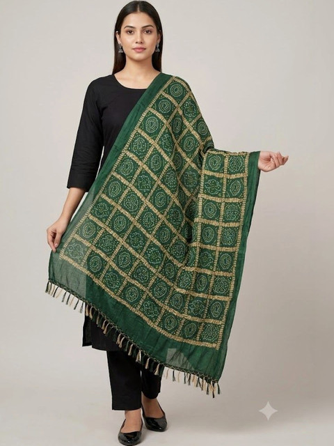 IVAARA Printed Bandhani Dupatta