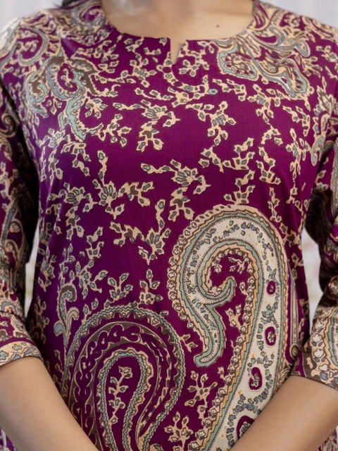 LIAPARO Bohemian Printed Tunic with Palazzos - Image 4