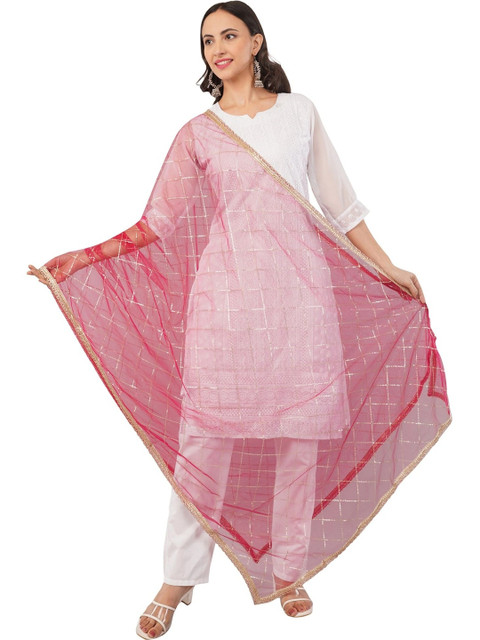 IVAARA Woven Design Dupatta with Zari