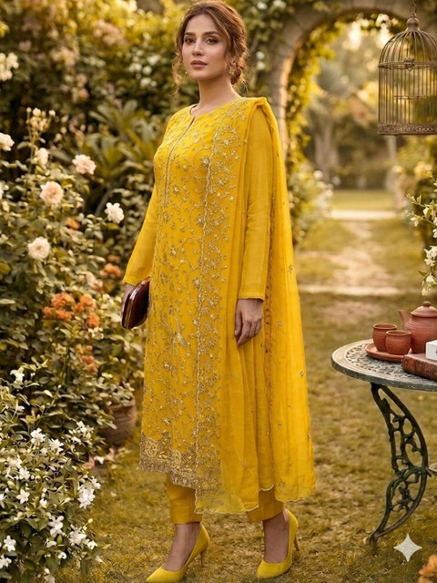F 13 STUDIO Unstitched Dress Material
