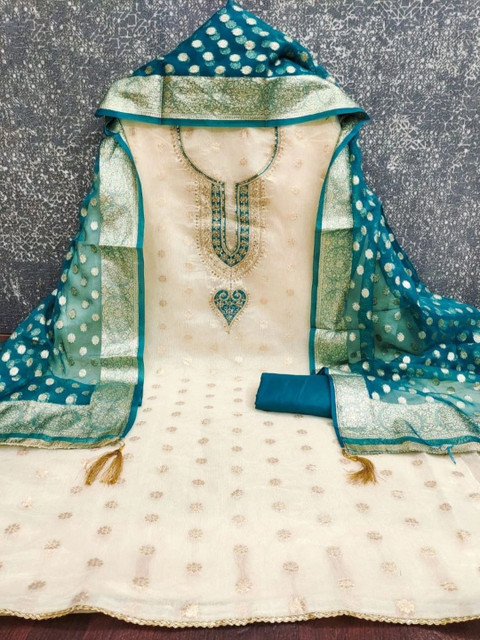 F 13 STUDIO Unstitched Dress Material - Image 2