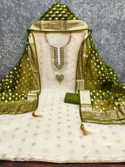 F 13 STUDIO Unstitched Dress Material - Image 4
