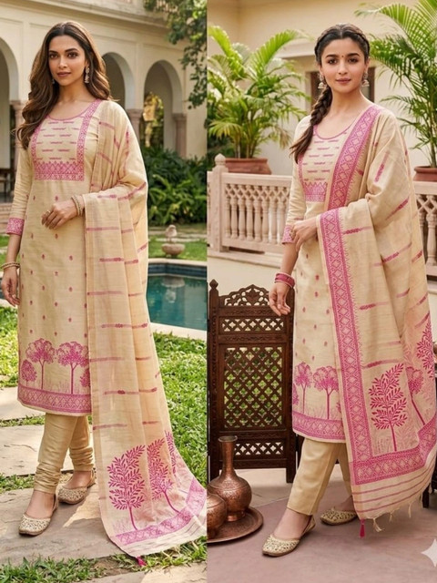 F 13 STUDIO Unstitched Dress Material
