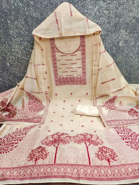 F 13 STUDIO Unstitched Dress Material - Image 4