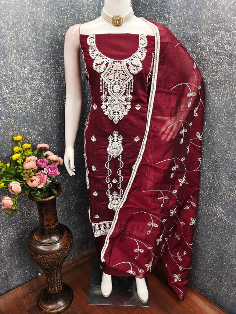 F 13 STUDIO Unstitched Dress Material - Image 2