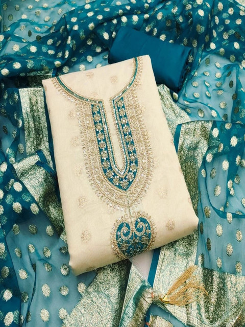 F 13 STUDIO Unstitched Dress Material