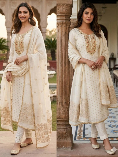 F 13 STUDIO Unstitched Dress Material