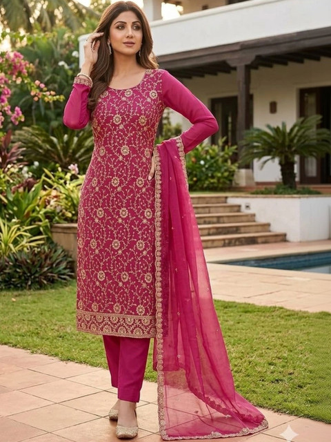 F 13 STUDIO Unstitched Dress Material