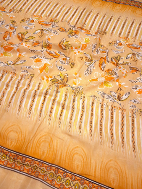 FashionsEye Printed Pure Cotton Unstitched Dress Material - Image 3