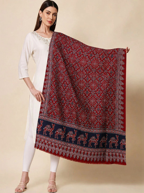 SONARIKA CREATION Ethnic Motifs Printed Block Print Dupatta - Image 6