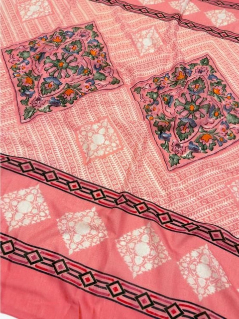 FashionsEye Printed Pure Cotton Unstitched Dress Material - Image 3