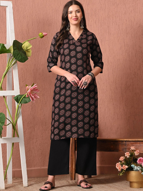 Sangria Women Ethnic Motifs Printed Indie Prints Kurta