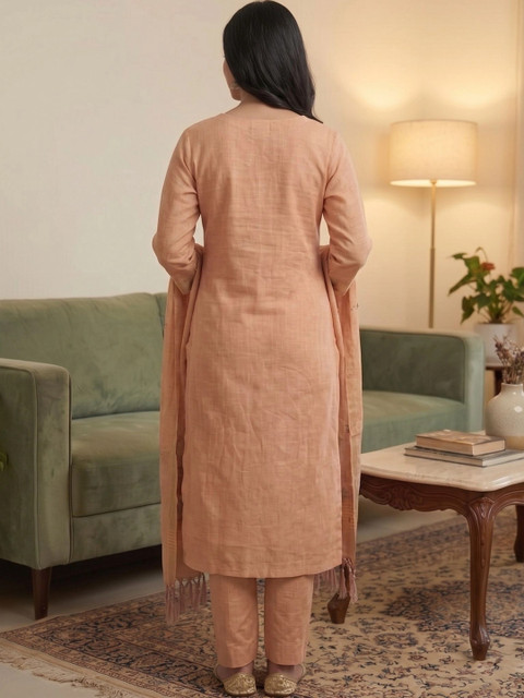 LADAKVAYI Printed Unstitched Dress Material - Image 2