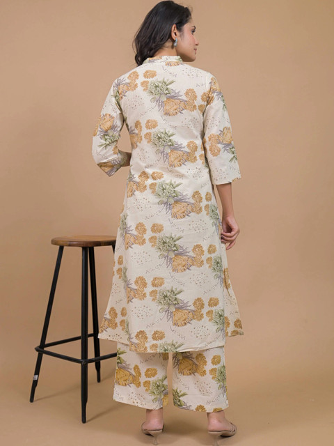 SAANWRI Women Floral Printed Floral Kurta - Image 6