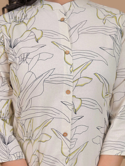 SAANWRI Women Floral Printed Floral Kurta - Image 7