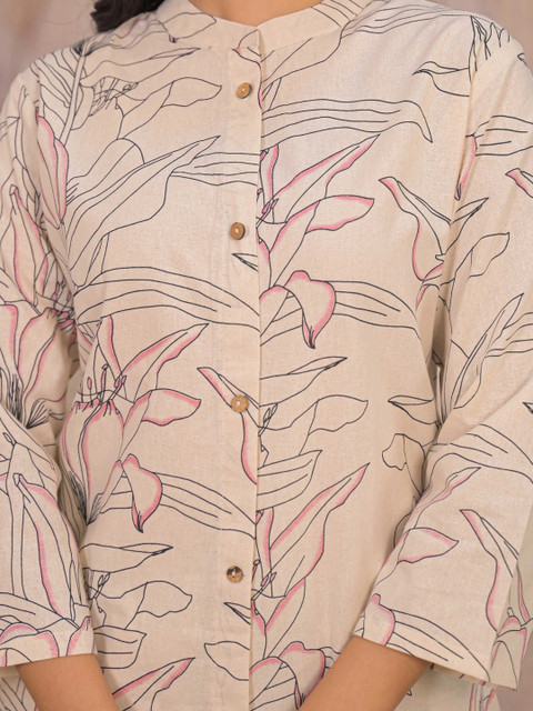 SAANWRI Women Floral Printed Floral Kurta - Image 6