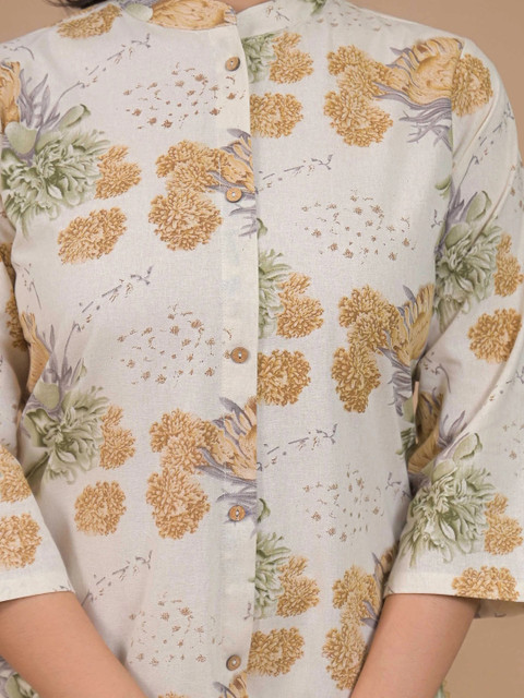 SAANWRI Women Floral Printed Floral Kurta - Image 7