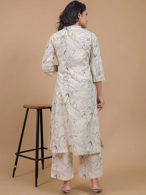 SAANWRI Women Floral Printed Floral Kurta - Image 6