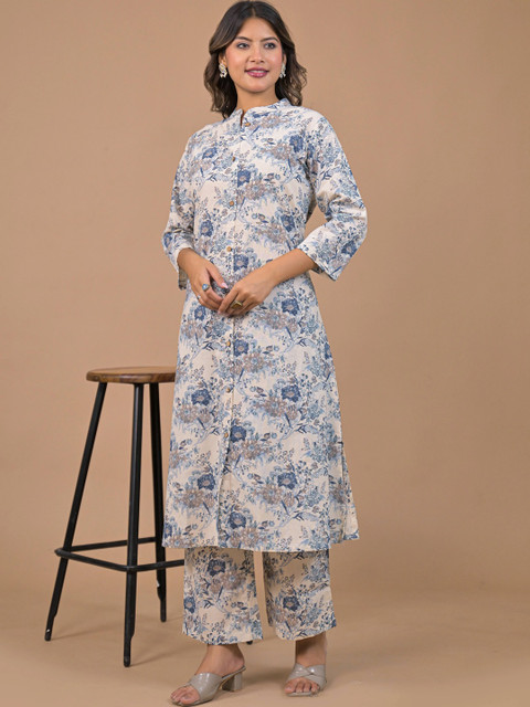 SAANWRI Women Floral Printed Floral Kurta - Image 5