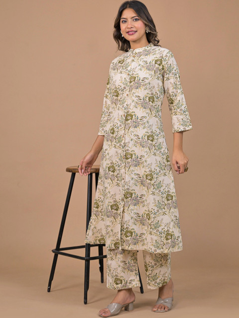 SAANWRI Women Floral Printed Floral Kurta - Image 3